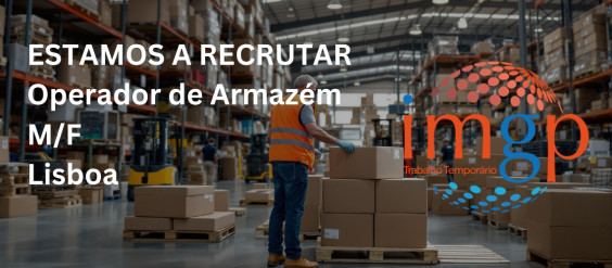 Operador de Armaz&eacute;m Part-Time (M/F) &mdash; Lisboa